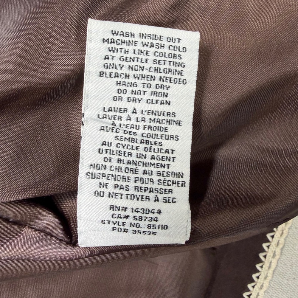 Bagatelle Collection Brown Faux Suede Crochet Trim Jacket Cottagecore Coat 85110 - Picture 11 of 15